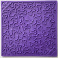 Purple SodaPup Bones eMat lick mat with bone pattern