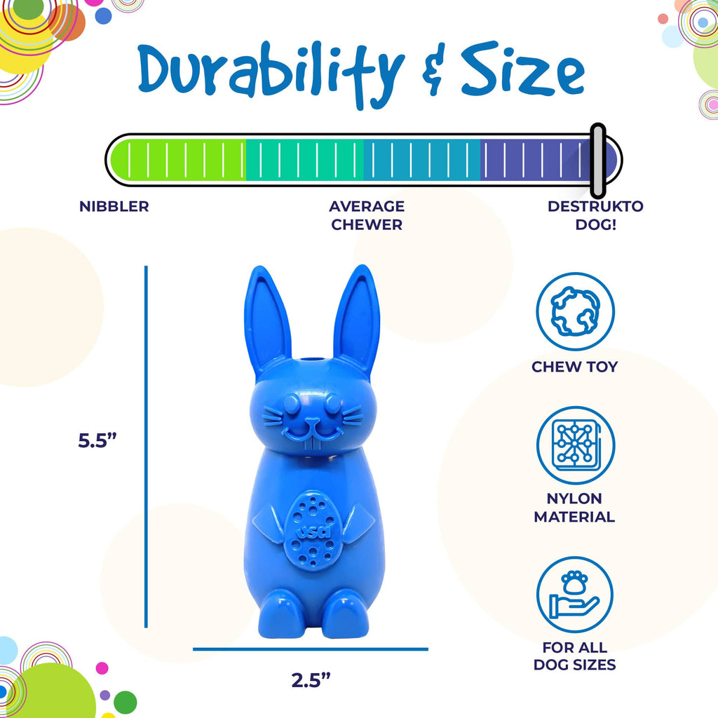 SodaPup Bunny Hollow Nylon Chew Toy - FurrowpetstoreToysSodaPup/True Dogs, LLC
