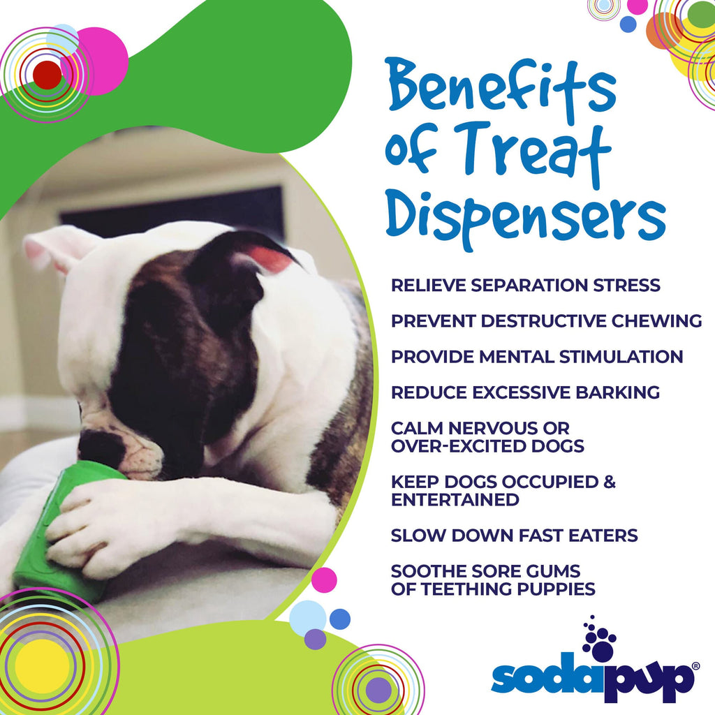 SodaPup Can Toy Rubber Chew Toy and Treat Dispenser - FurrowpetstoreBowls, Feeding & EnrichmentSodaPup/True Dogs, LLC