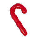 Red SodaPup candy cane shaped nylon dog chew toy