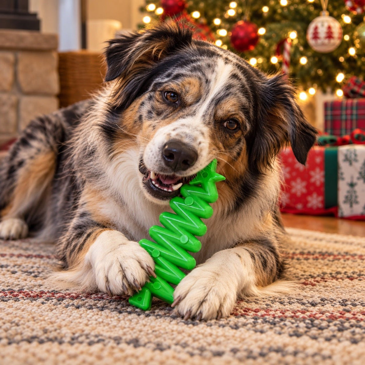 SodaPup Christmas Tree Nylon Chew Toy - FurrowpetstoreToysSodaPup/True Dogs, LLC