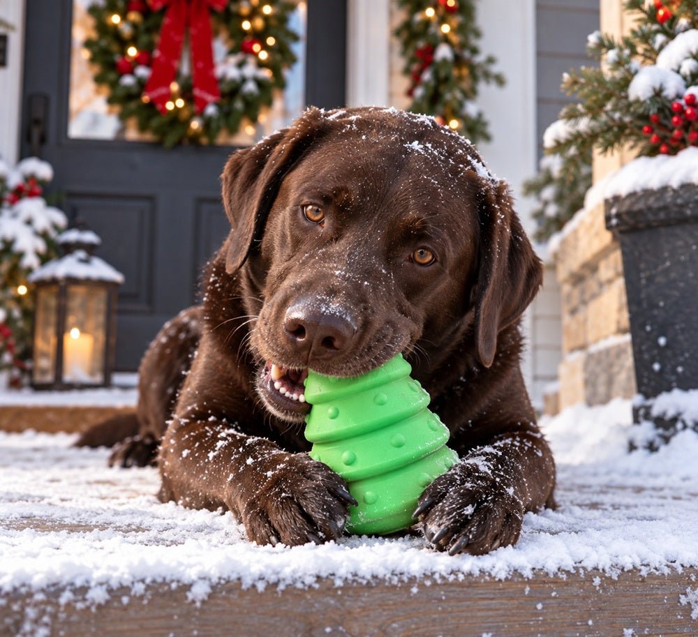 SodaPup Christmas Tree Rubber Treat Dispenser - FurrowpetstoreBowls, Feeding & EnrichmentSodaPup/True Dogs, LLC