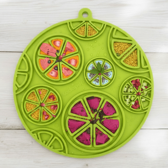 SodaPup Citrus eMat Lick Mat with Suction Cups - FurrowpetstoreBowls, Feeding & EnrichmentSodaPup/True Dogs, LLC