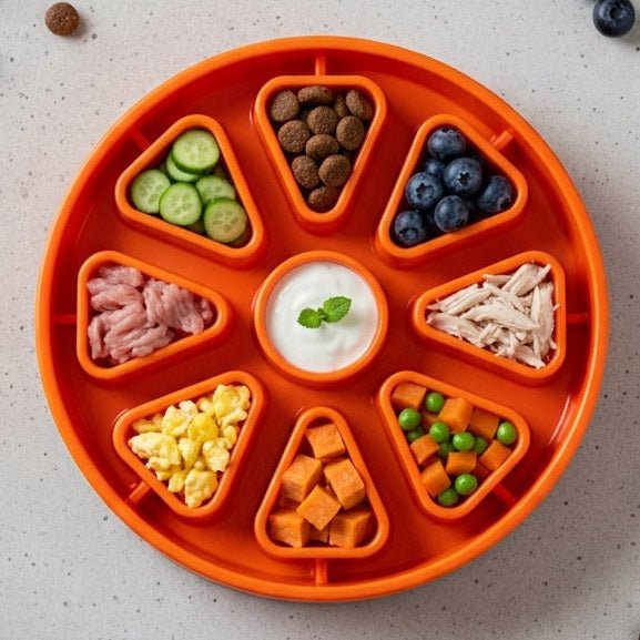 SodaPup Citrus Softie eTray Shallow Slow Feeder - FurrowpetstoreBowls, Feeding & EnrichmentSodaPup/True Dogs, LLC