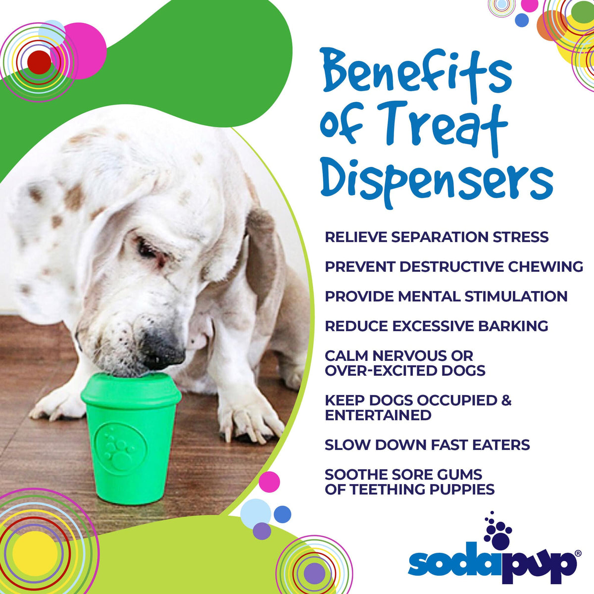 SodaPup Coffee Cup Treat Dispenser Toy - FurrowpetstoreBowls, Feeding & EnrichmentSodaPup/True Dogs, LLC