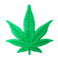 Green SodaPup maple leaf shaped nylon dog chew toy