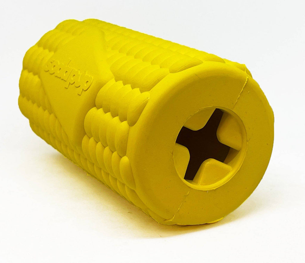 SodaPup Corn on the Cob Rubber Treat Dispenser - FurrowpetstoreBowls, Feeding & EnrichmentSodaPup/True Dogs, LLC