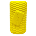 Yellow SodaPup corn on the cob rubber treat dispenser toy