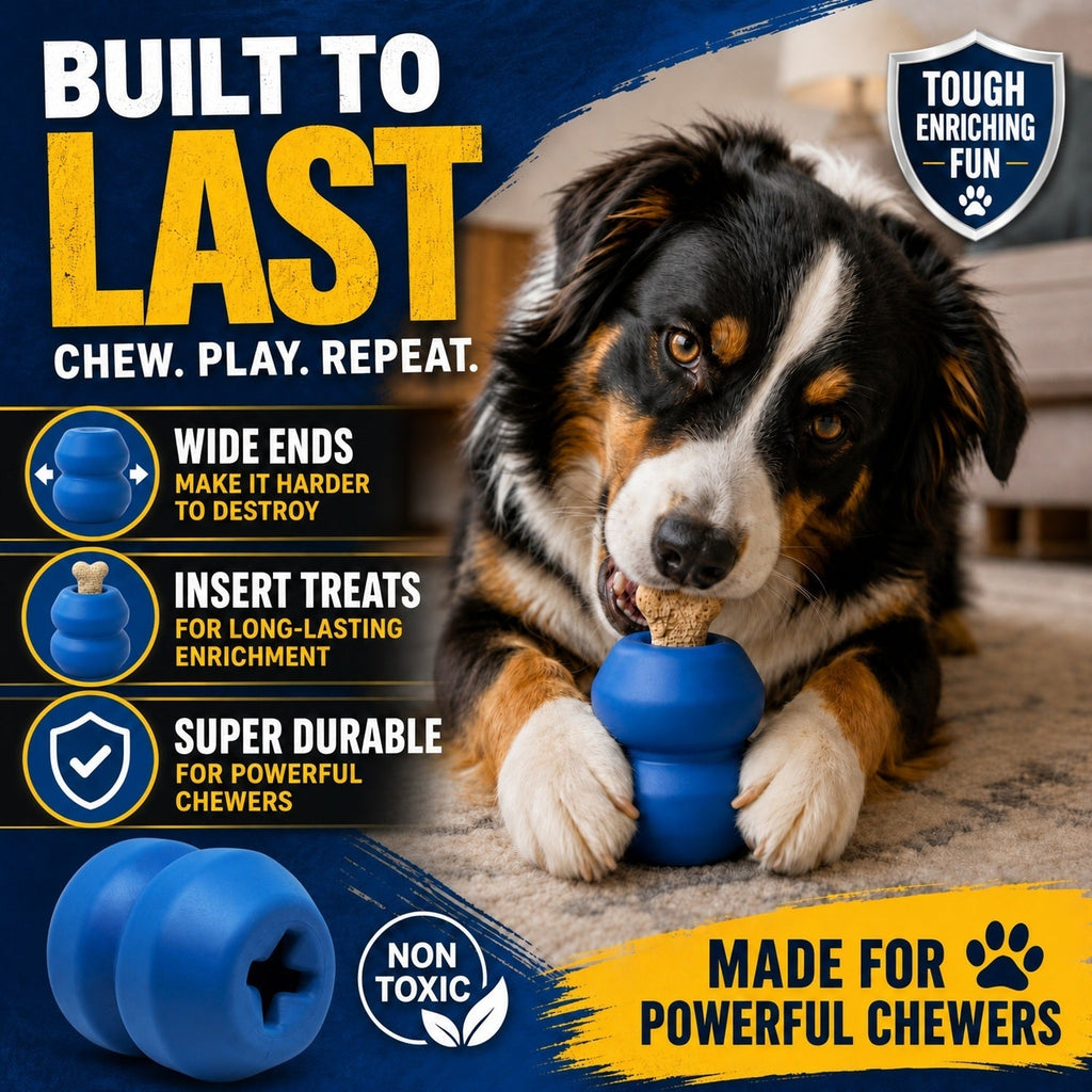 SodaPup Double Trouble Dual-Chamber Treat Toy - FurrowpetstoreBowls, Feeding & EnrichmentSodaPup/True Dogs, LLC