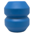 Blue SodaPup Double Trouble dual-chamber rubber treat toy