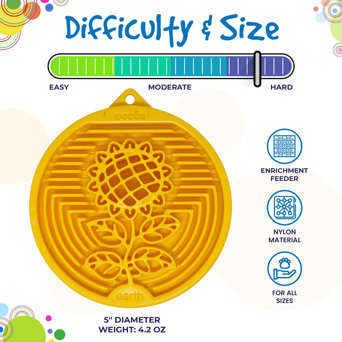 SodaPup Earth eCoin Nylon Lick Disc - FurrowpetstoreBowls, Feeding & EnrichmentSodaPup/True Dogs, LLC