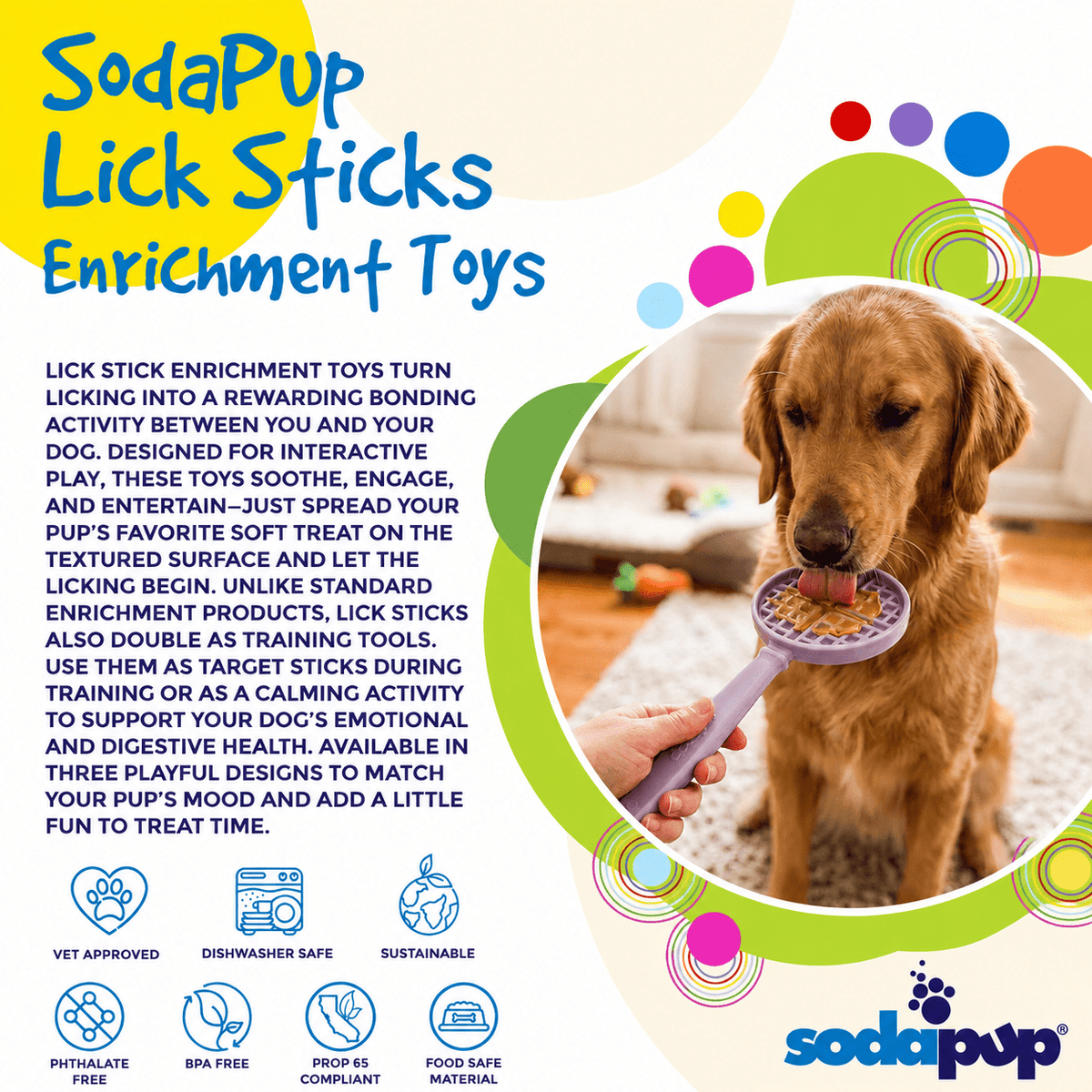 SodaPup eStick Hand-Held Lick Stick - FurrowpetstoreBowls, Feeding & EnrichmentSodaPup/True Dogs, LLC