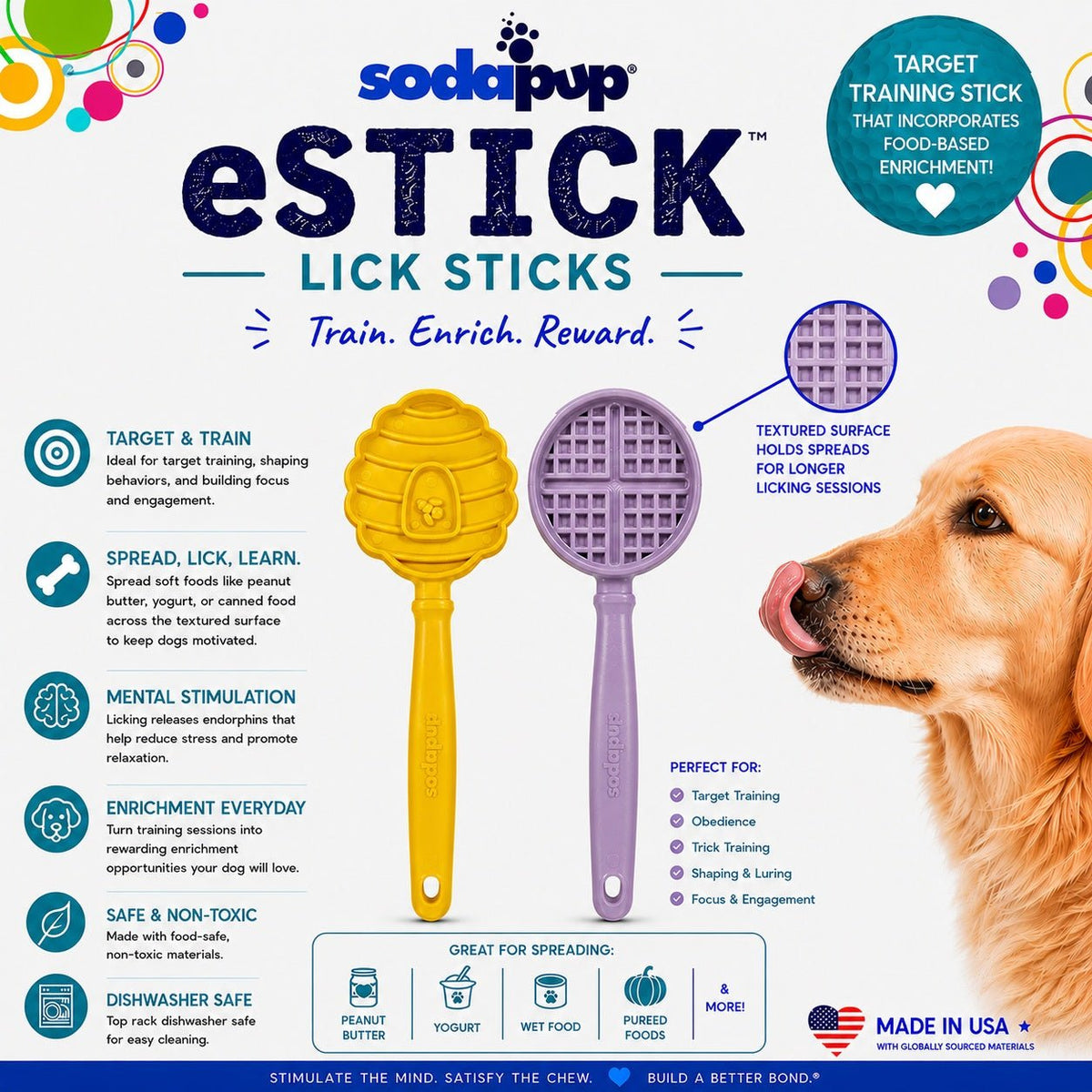 SodaPup eStick Hand-Held Lick Stick - FurrowpetstoreBowls, Feeding & EnrichmentSodaPup/True Dogs, LLC