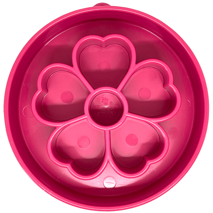 SodaPup Flower eBowl slow feeder dog bowl
