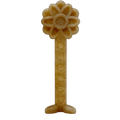 Brown SodaPup flower tower nylon chew toy