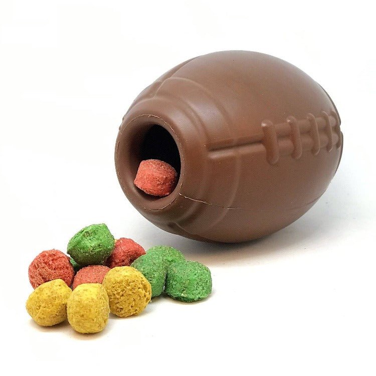 SodaPup Football Treat Dispenser Toy - FurrowpetstoreBowls, Feeding & EnrichmentSodaPup/True Dogs, LLC