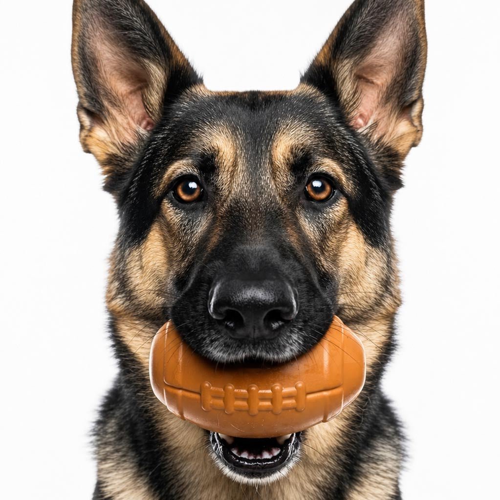 SodaPup Football Treat Dispenser Toy - FurrowpetstoreBowls, Feeding & EnrichmentSodaPup/True Dogs, LLC