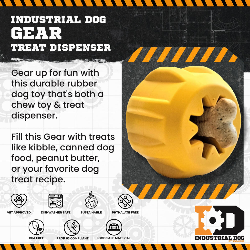 SodaPup Gear eDispenser Rubber Chew Holder - FurrowpetstoreBowls, Feeding & EnrichmentSodaPup/True Dogs, LLC