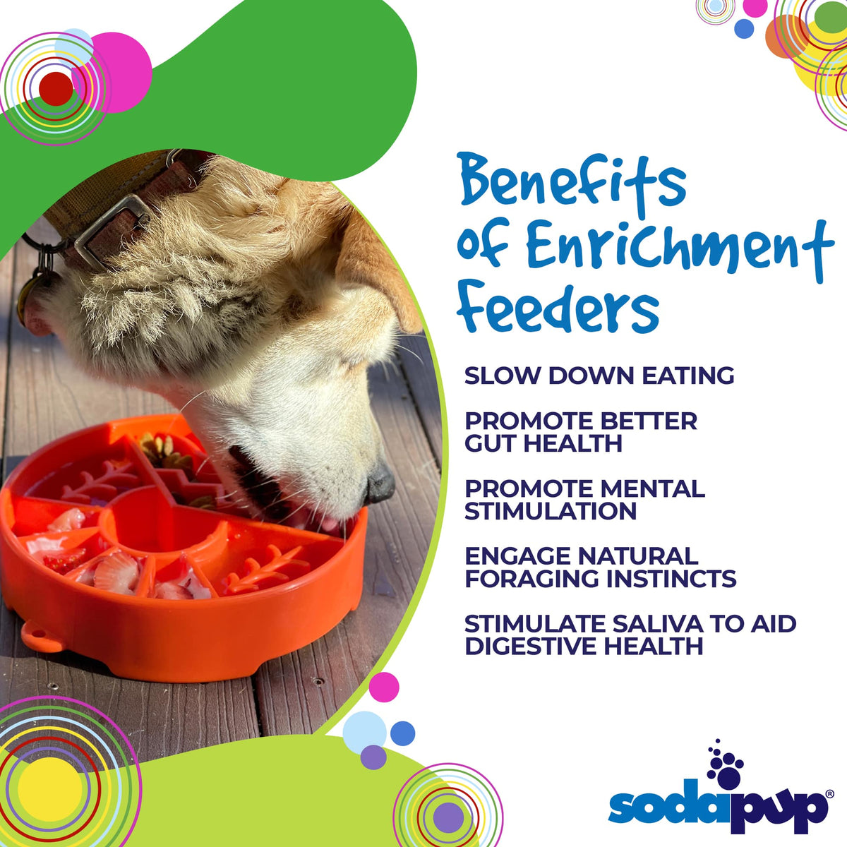 SodaPup Great Outdoors eBowl Slow Feeder - FurrowpetstoreBowls, Feeding & EnrichmentSodaPup/True Dogs, LLC