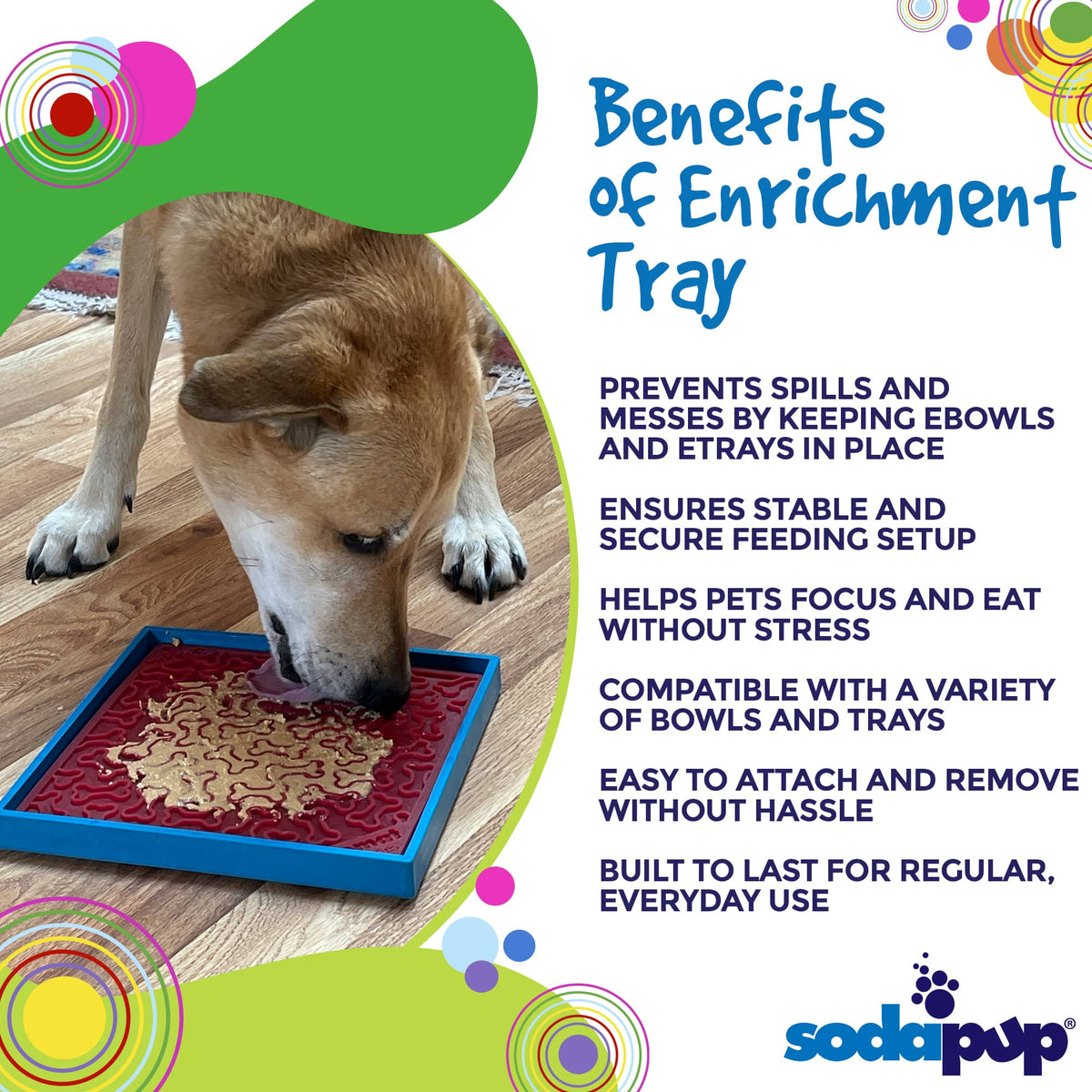 SodaPup Hold 'em Suction Cup Holder for Bowls and Lick Mats - FurrowpetstoreBowls, Feeding & EnrichmentSodaPup/True Dogs, LLC