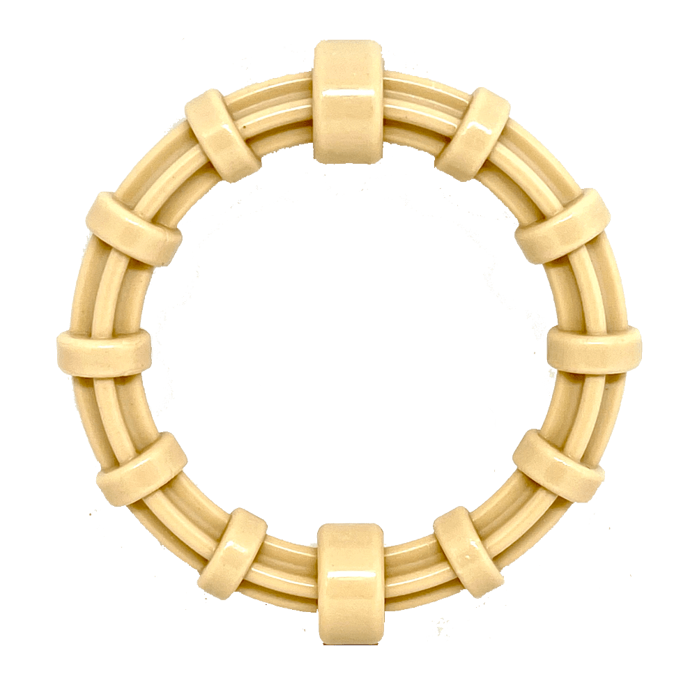 SodaPup nylon teething ring with textured ridges
