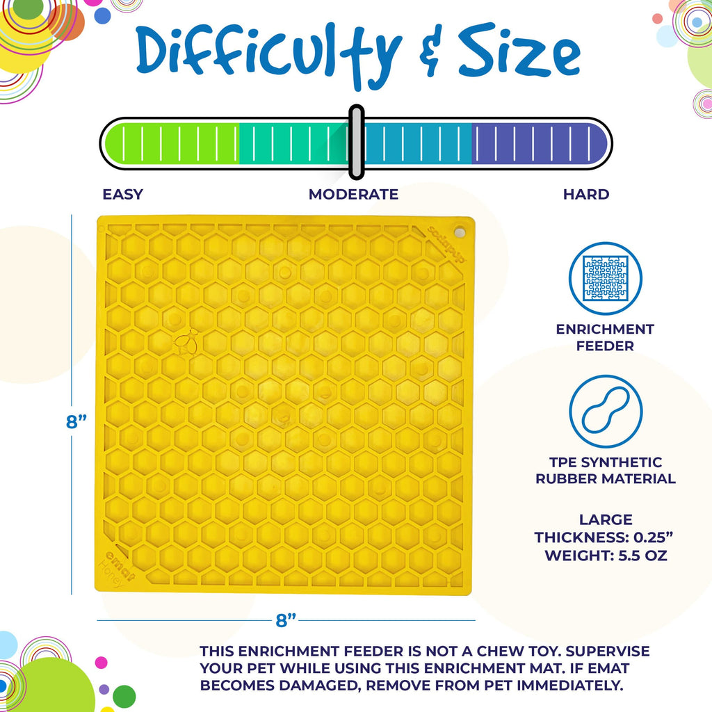 SodaPup Honeycomb eMat Lick Mat - FurrowpetstoreBowls, Feeding & EnrichmentSodaPup/True Dogs, LLC