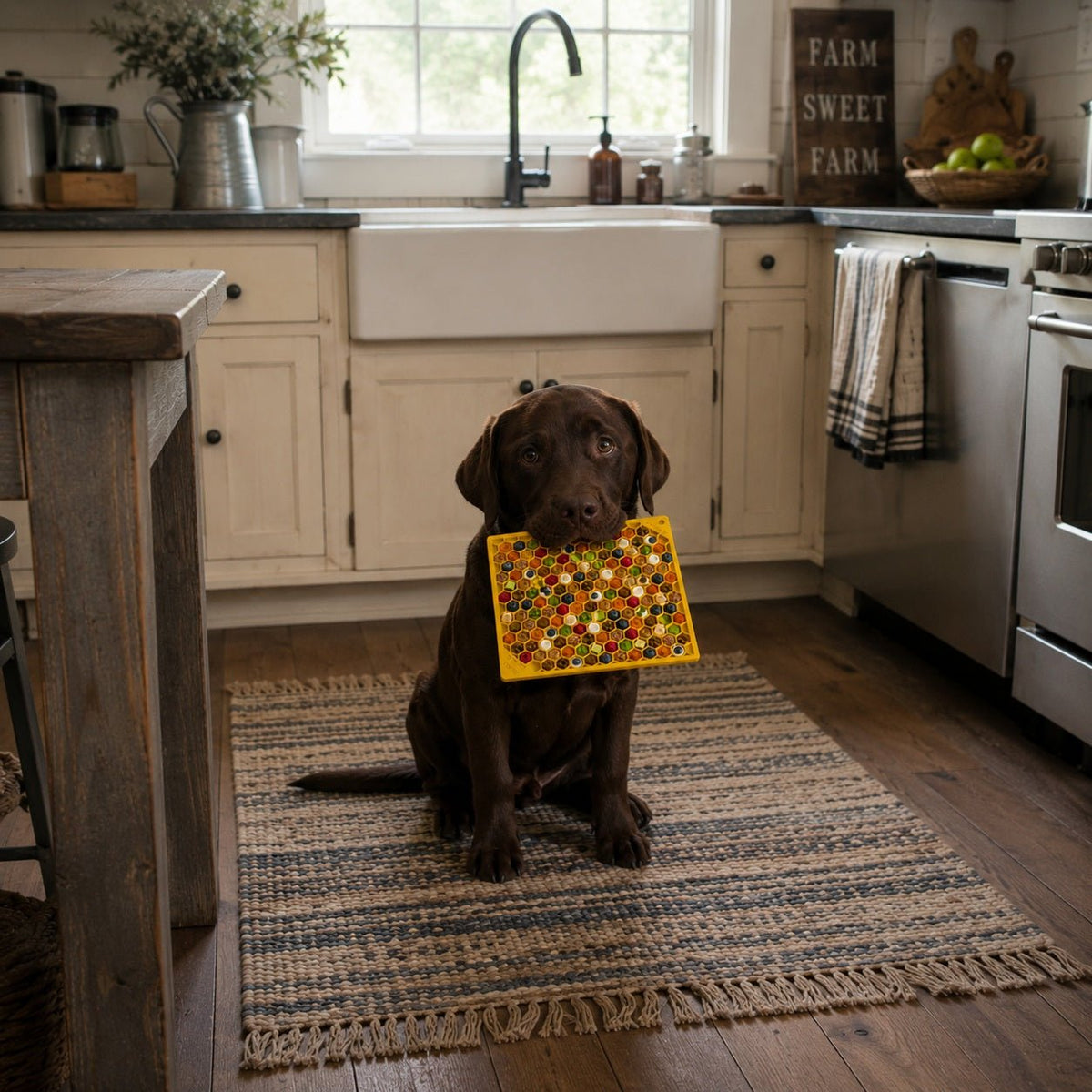 SodaPup Honeycomb eMat Lick Mat - FurrowpetstoreBowls, Feeding & EnrichmentSodaPup/True Dogs, LLC
