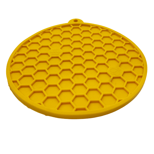 SodaPup Honeycomb eMat Round Lick Mat with Suction Cups - FurrowpetstoreBowls, Feeding & EnrichmentSodaPup/True Dogs, LLC
