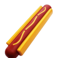 SodaPup hot dog shaped nylon dog chew toy