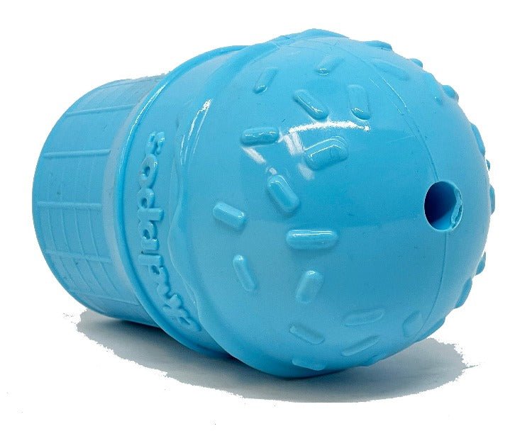 SodaPup Ice Cream Cone eDispenser Rubber Treat Toy - FurrowpetstoreBowls, Feeding & EnrichmentSodaPup/True Dogs, LLC