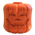 Orange SodaPup jack-o-lantern rubber treat dispenser dog toy