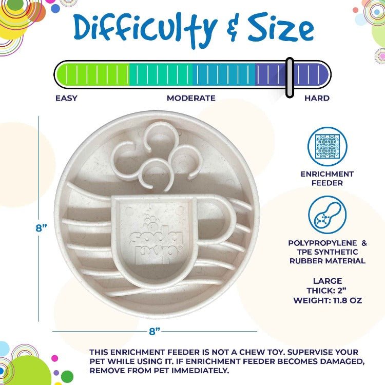 SodaPup Java eBowl Deep Slow Feeder Dog Bowl - FurrowpetstoreBowls, Feeding & EnrichmentSodaPup/True Dogs, LLC