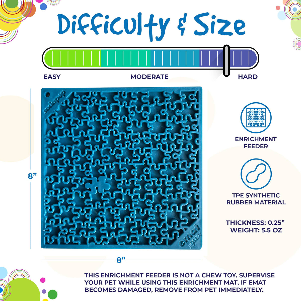 SodaPup Jigsaw Puzzle eMat Lick Mat - FurrowpetstoreBowls, Feeding & EnrichmentSodaPup/True Dogs, LLC
