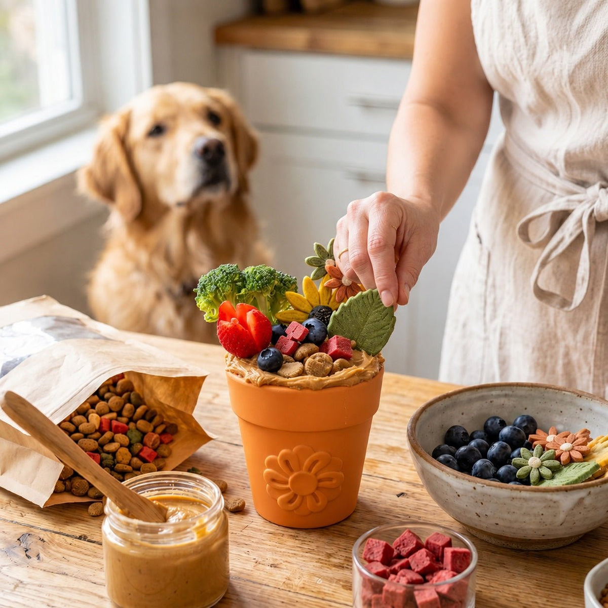 SodaPup Large Flower Pot eCup Treat Dispenser - FurrowpetstoreBowls, Feeding & EnrichmentSodaPup/True Dogs, LLC