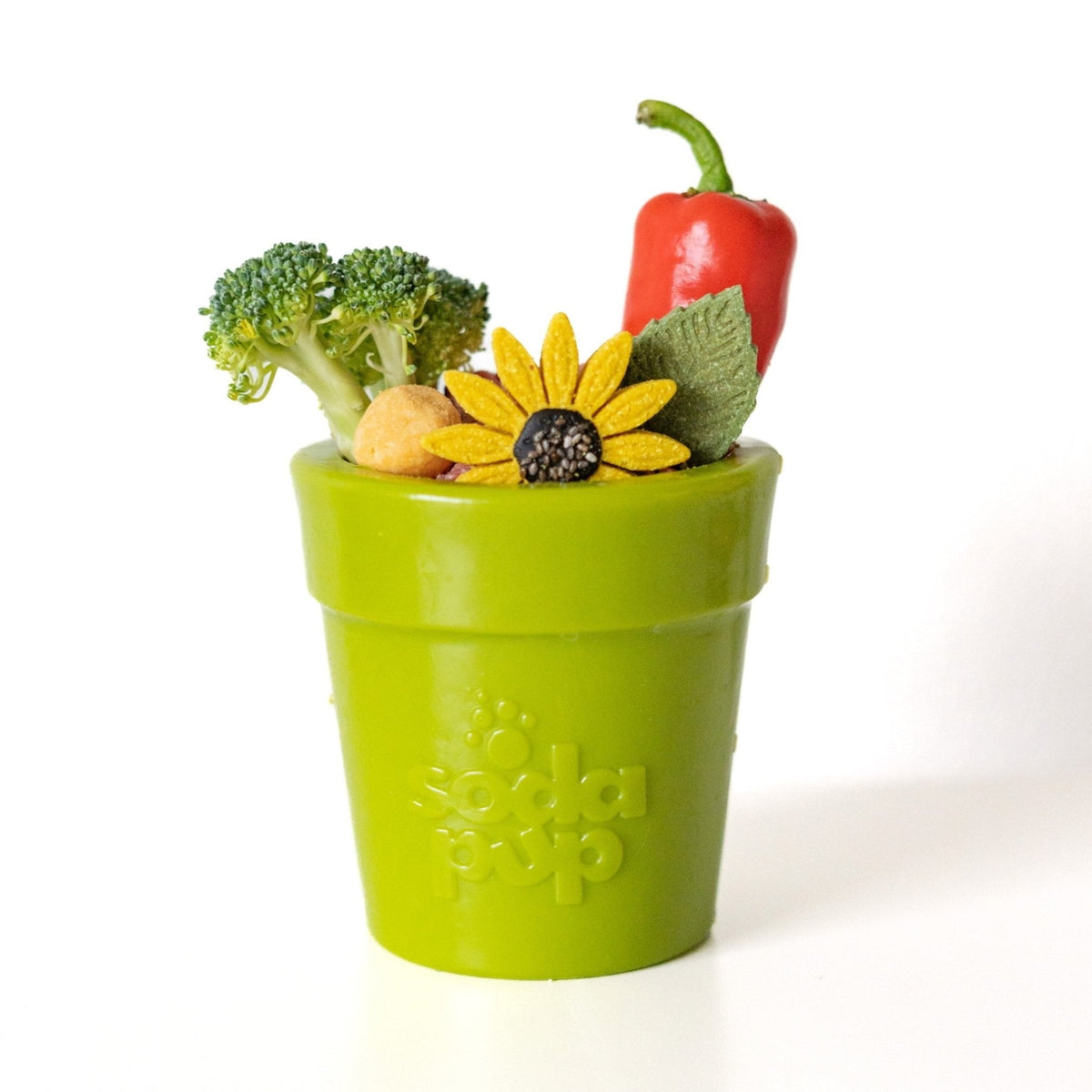 SodaPup Large Flower Pot eCup Treat Dispenser - FurrowpetstoreBowls, Feeding & EnrichmentSodaPup/True Dogs, LLC
