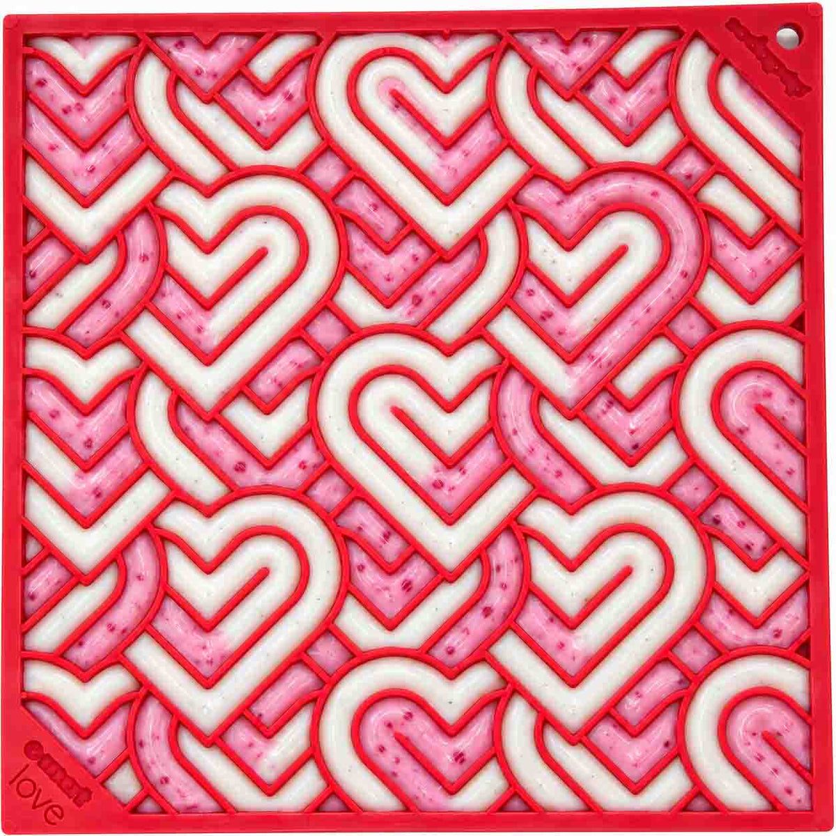 SodaPup Love eMat Heart Lick Mat - FurrowpetstoreBowls, Feeding & EnrichmentSodaPup/True Dogs, LLC