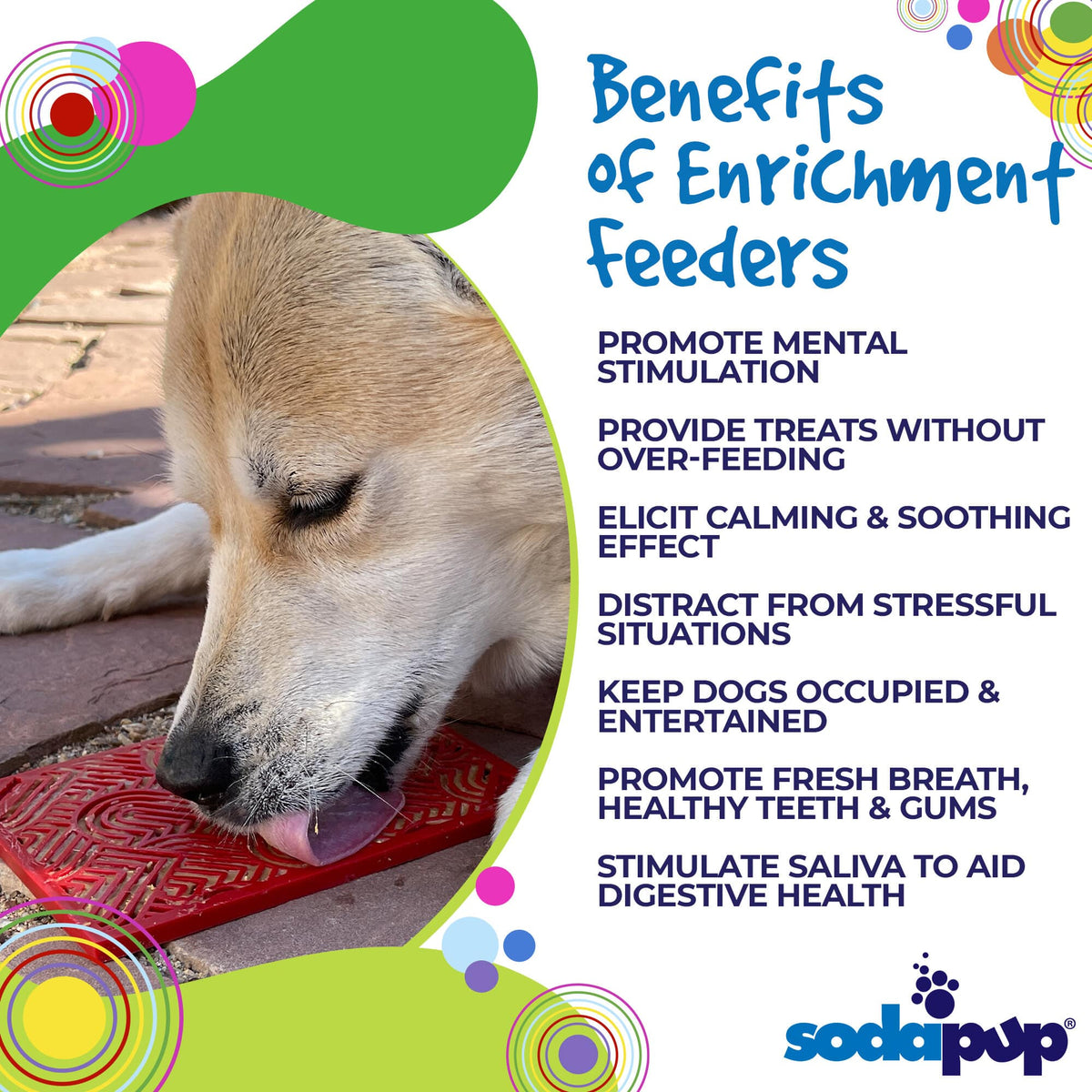SodaPup Love eMat Heart Lick Mat - FurrowpetstoreBowls, Feeding & EnrichmentSodaPup/True Dogs, LLC