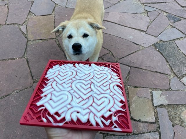 SodaPup Love eMat Heart Lick Mat - FurrowpetstoreBowls, Feeding & EnrichmentSodaPup/True Dogs, LLC