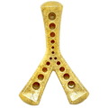Brown SodaPup MOD wishbone nylon chew toy