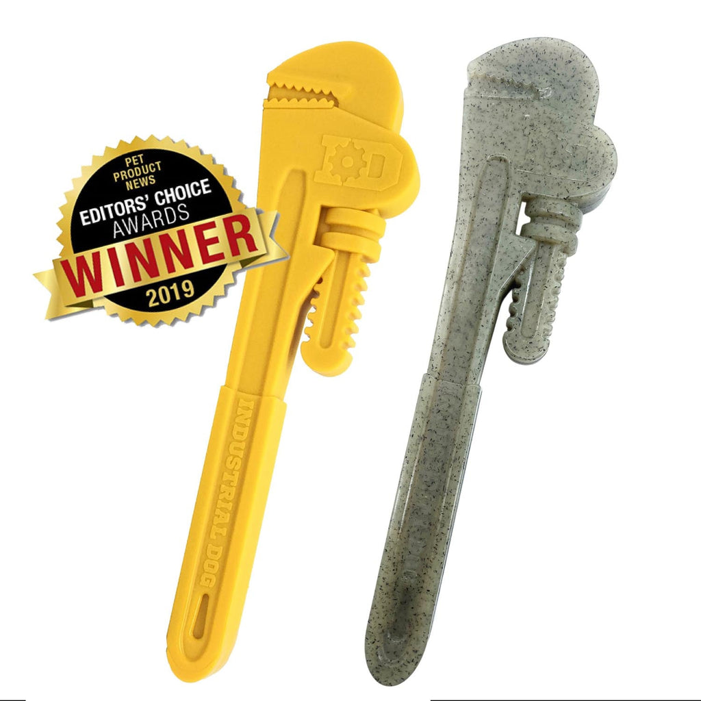 SodaPup pipe wrench shaped nylon dog chew toy