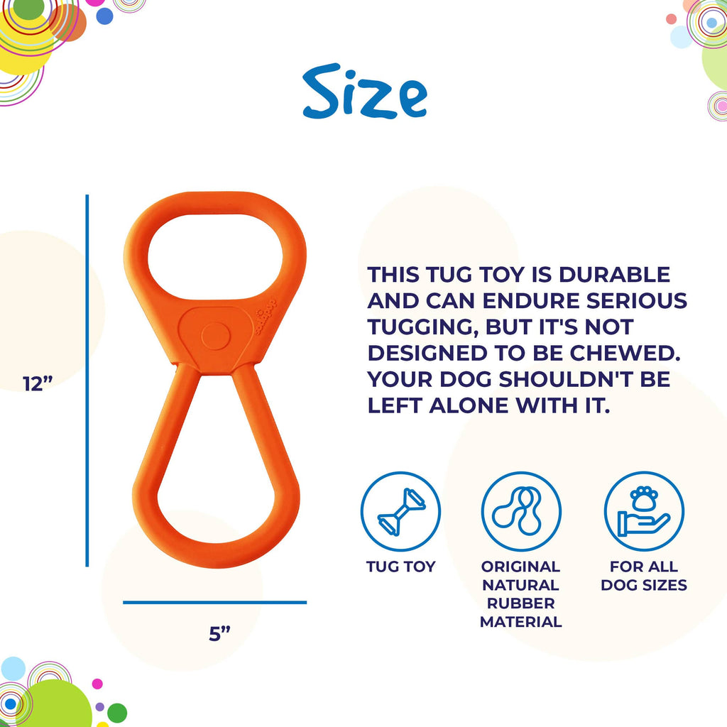 SodaPup Pop Top Natural Rubber Tug Toy - FurrowpetstoreToysSodaPup/True Dogs, LLC