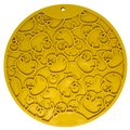 Yellow SodaPup Rubber Duckies eMat lick mat with suction cups