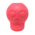 Pink SodaPup sugar skull rubber treat dispenser dog toy