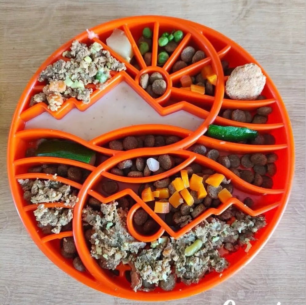 SodaPup Sun and Moon eTray Shallow Slow Feeder - FurrowpetstoreBowls, Feeding & EnrichmentSodaPup/True Dogs, LLC