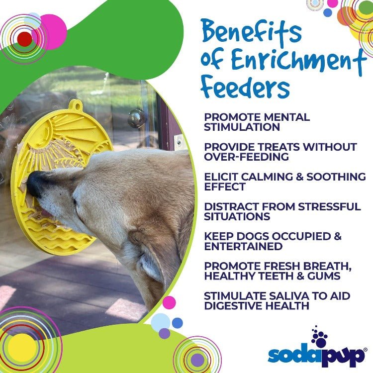 SodaPup Sun n' Sea eMat Lick Mat with Suction Cups - FurrowpetstoreBowls, Feeding & EnrichmentSodaPup/True Dogs, LLC