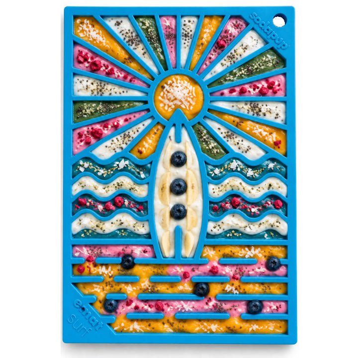 SodaPup Surf's Up Small eMat Lick Mat - FurrowpetstoreBowls, Feeding & EnrichmentSodaPup/True Dogs, LLC