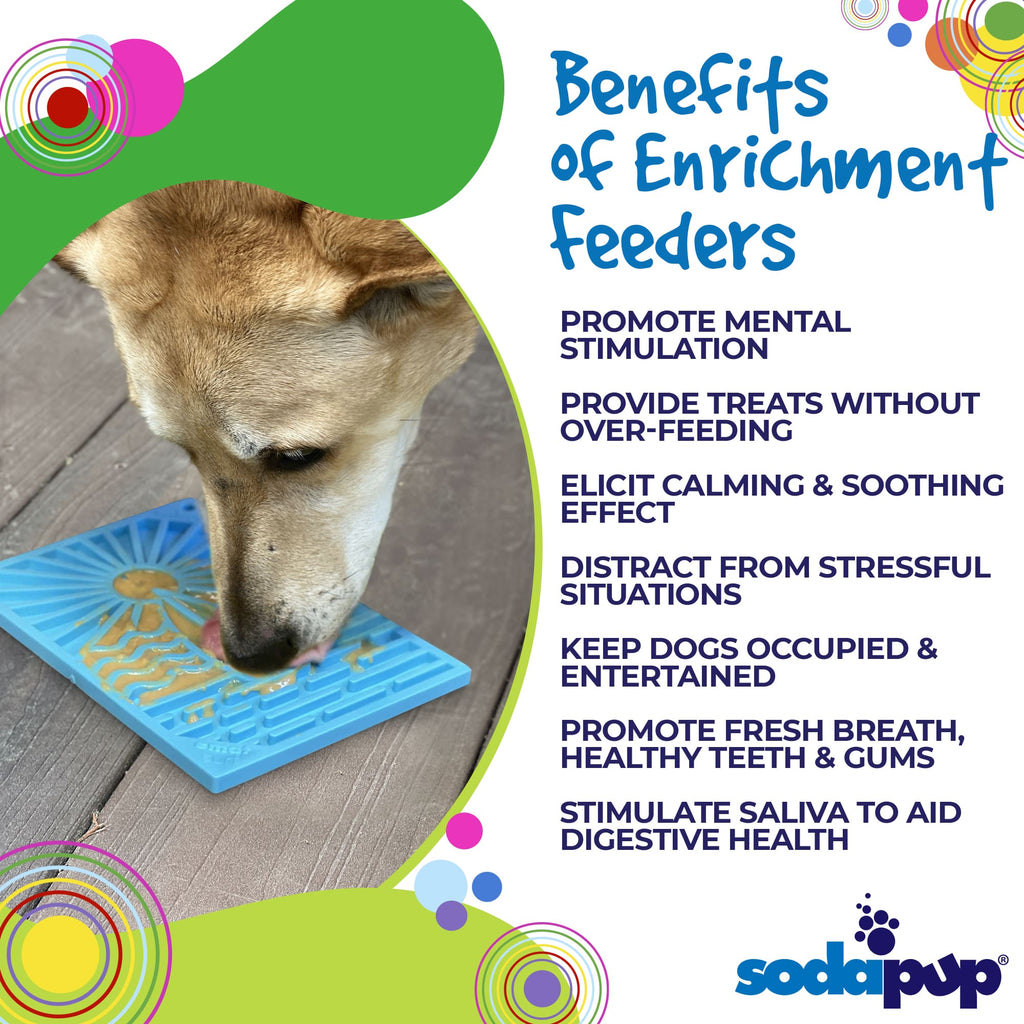 SodaPup Surf's Up Small eMat Lick Mat - FurrowpetstoreBowls, Feeding & EnrichmentSodaPup/True Dogs, LLC