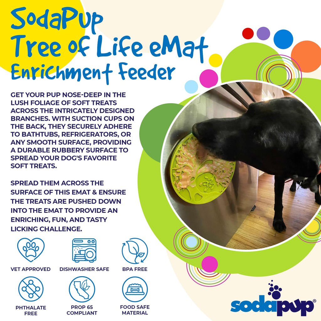SodaPup Tree of Life eMat with Suction Cups - FurrowpetstoreBowls, Feeding & EnrichmentSodaPup/True Dogs, LLC