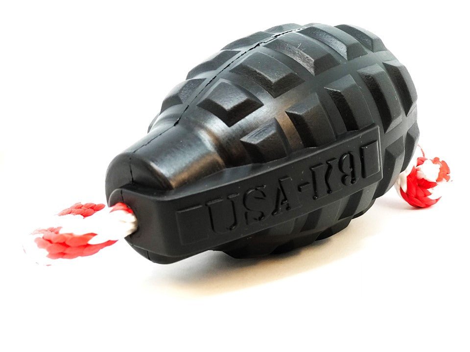 SodaPup USA-K9 Magnum Grenade Rubber Toy - FurrowpetstoreToysSodaPup/True Dogs, LLC