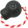 Black SodaPup USA-K9 Magnum skull rubber chew toy